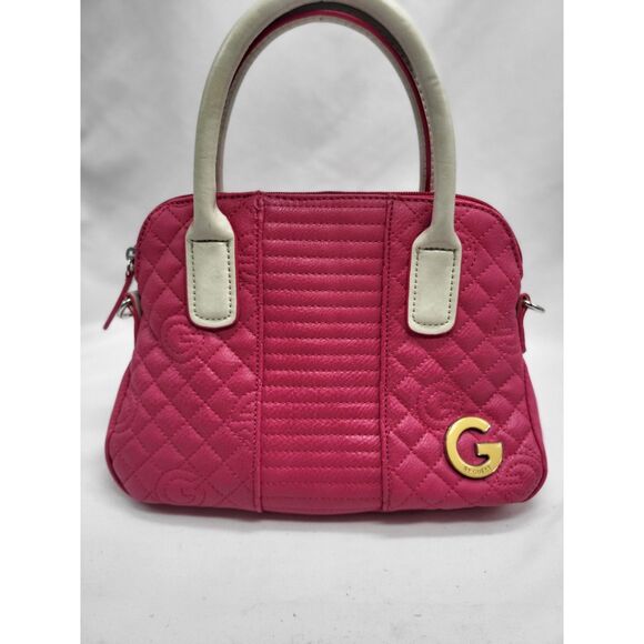 Guess Hot Pink Quilted Bag - Picture 1 of 10